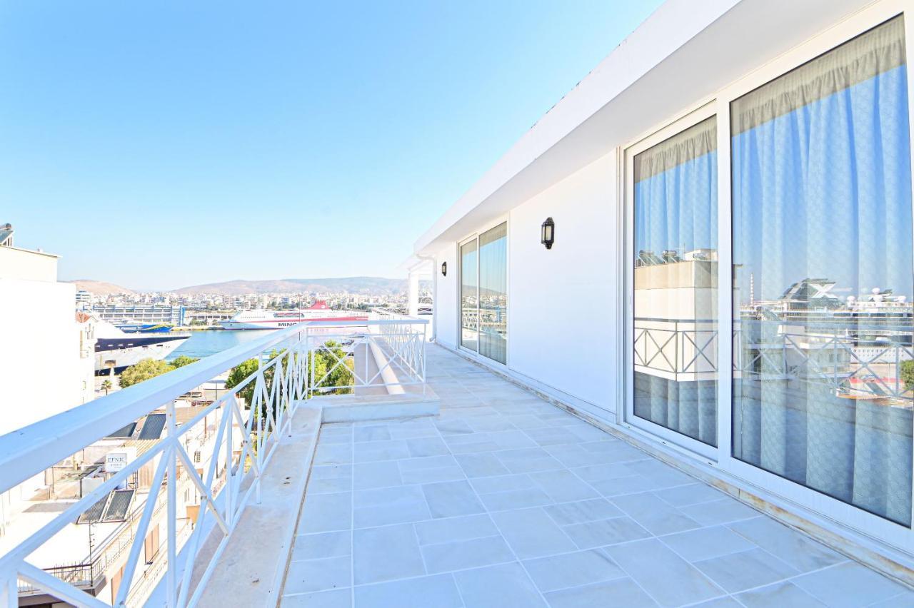 Charming Apartment With A Sea View Terrace Piraeus Ngoại thất bức ảnh